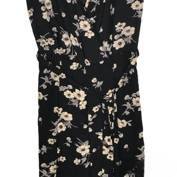 NWOT Sienna Sky Womens Black Floral Print Jumpsuit XS - Picture 10 of 11